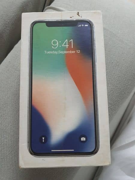 APPLE IPhone X 256 GB With Box PTA Approved 5