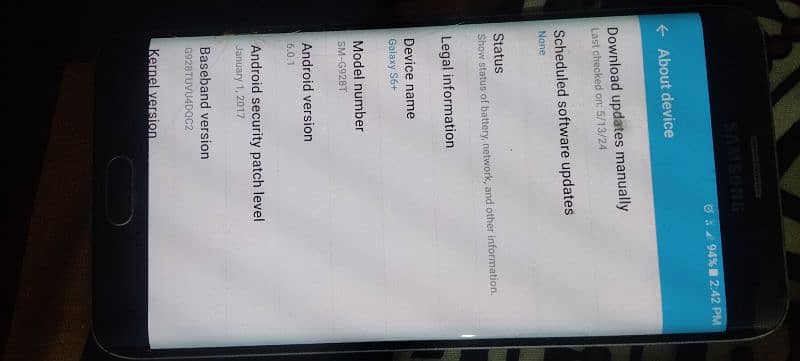 Samsung Galaxy sss6 edge plus 3gb 32gb 3