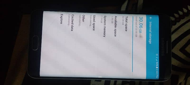 Samsung Galaxy sss6 edge plus 3gb 32gb 4