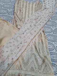 Golden shiffon Dress