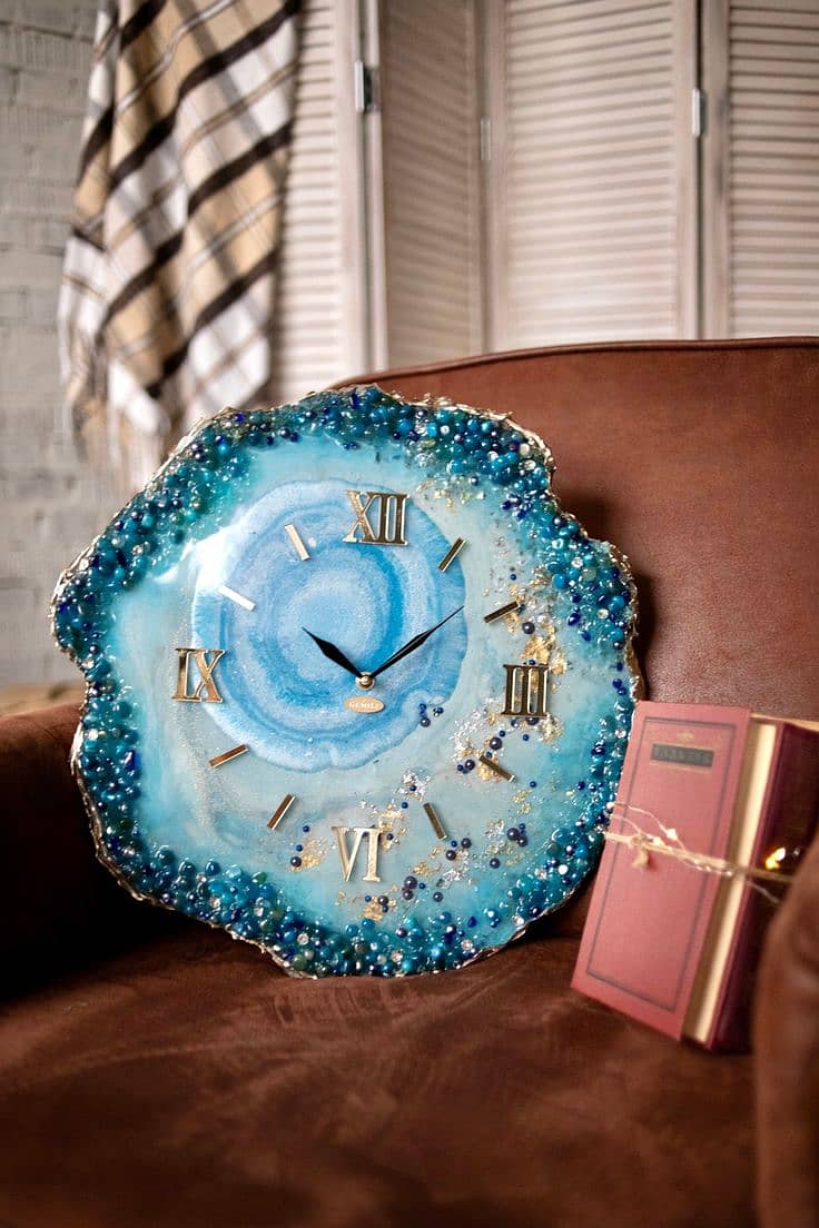 Resin Wall Clock 2