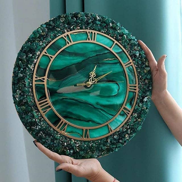 Resin Wall Clock 5