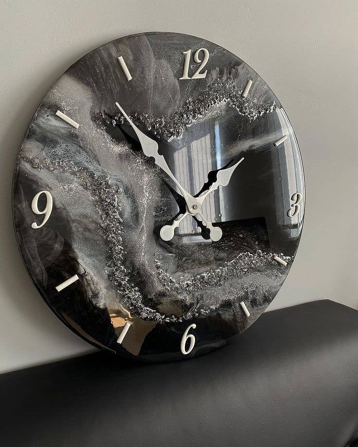 Resin Wall Clock 6