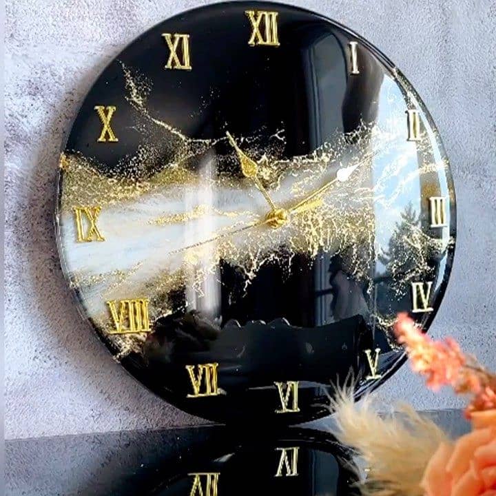 Resin Wall Clock 8