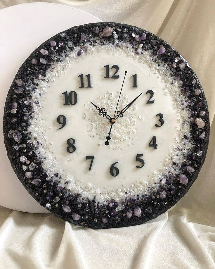 Resin Wall Clock 9