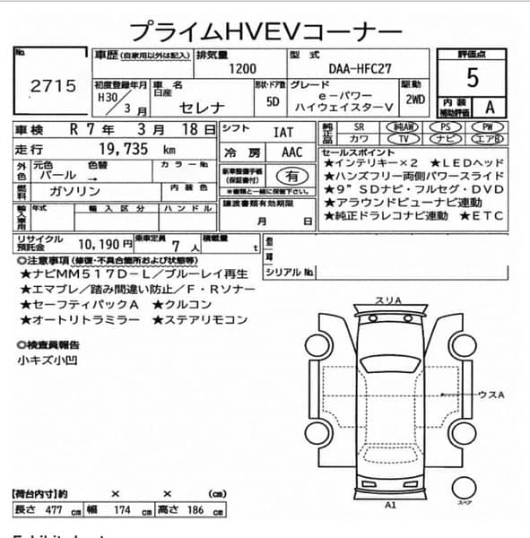 Nissan serena highway star 2018 5A grade car low milage 19