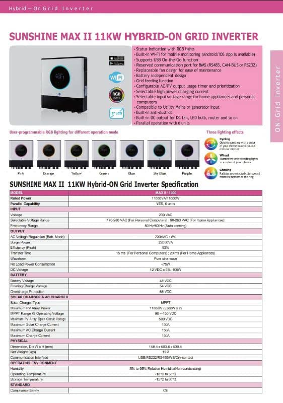 11kw Solar hybrid inverter 0