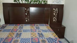 furniture for sale Bed with side table,dressing and cupboard