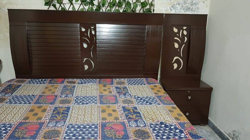 furniture for sale Bed with side table,dressing and cupboard 0