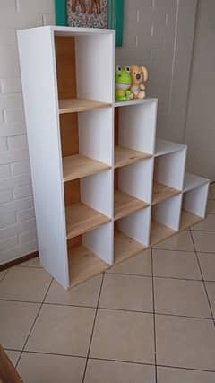 wooden cubes cabinet for home and office