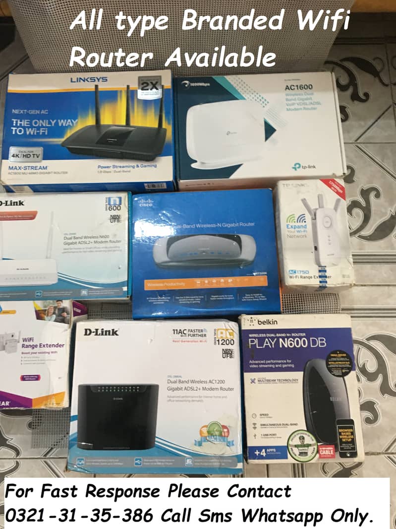 all type branded wifi router available 0