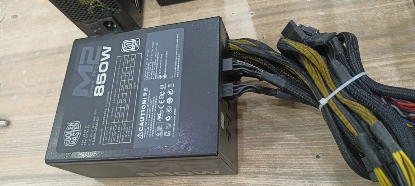 Cooler master 850w 80+ Silver gaming power supply 3