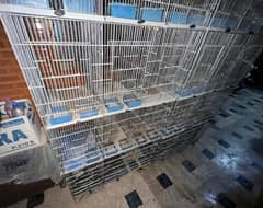 new cage one month used only cage for sale location gulistan e johar 0