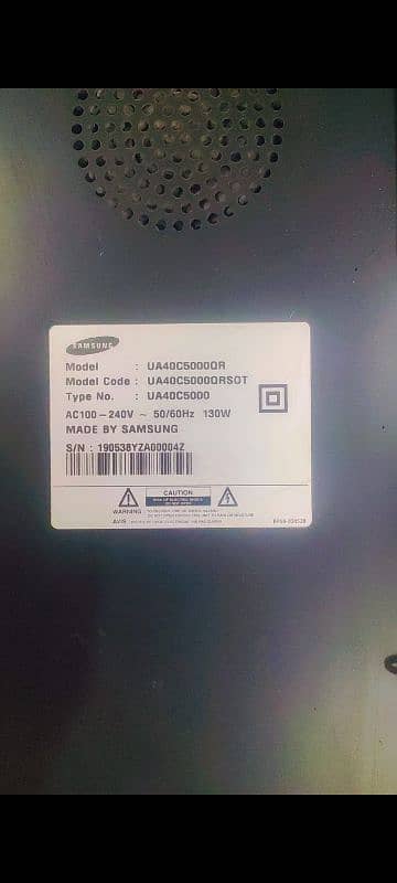 Samsung UA-40C5000 LED Screen Size (Diagonal)40 INCH 5