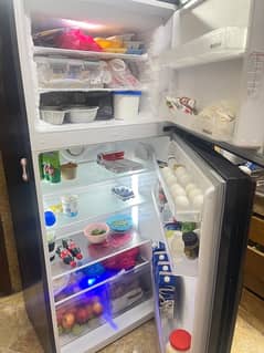 Dawlance fridge/glass door refrigerator /slightly used 10/10 condition