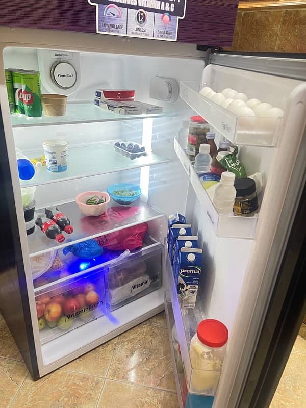 Dawlance fridge/glass door refrigerator /slightly used 10/10 condition 2