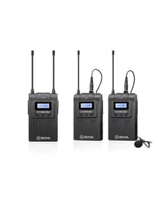 BY-WM8 Pro-K2 UHF Dual-Channel Wireless Microphone System 0