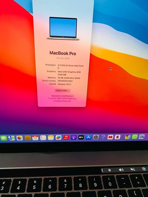 i want to sale my new macbook pro 2018 16 256 6