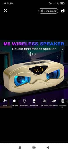 M5 Bluetooth speaker/Radio