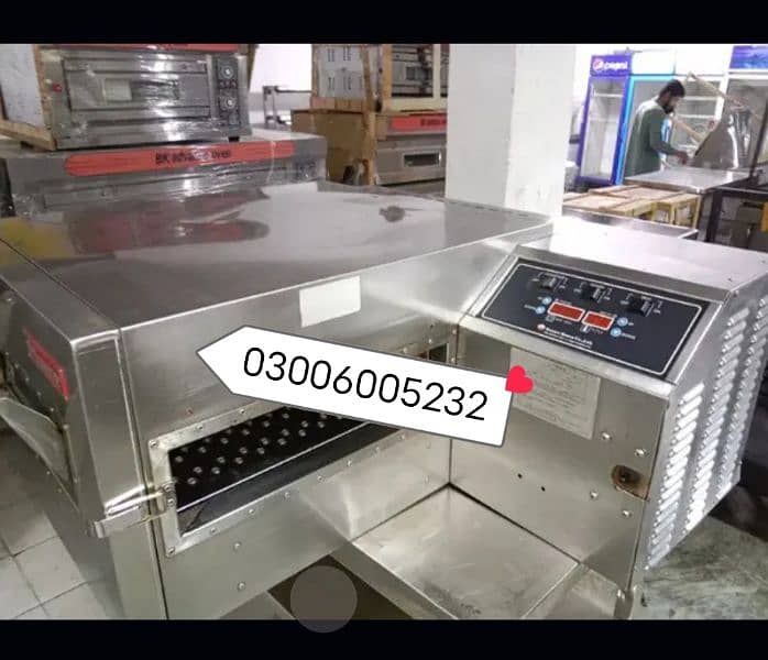 conveyor pizza oven middleby marshall American fast food machinery 4