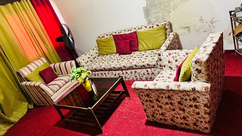 5 seater sofa set - multicolor 4