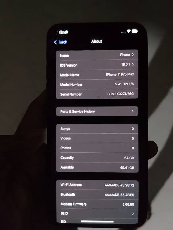 Iphone 11 pro Max 64 GB JV Sim orignal Totaly 1