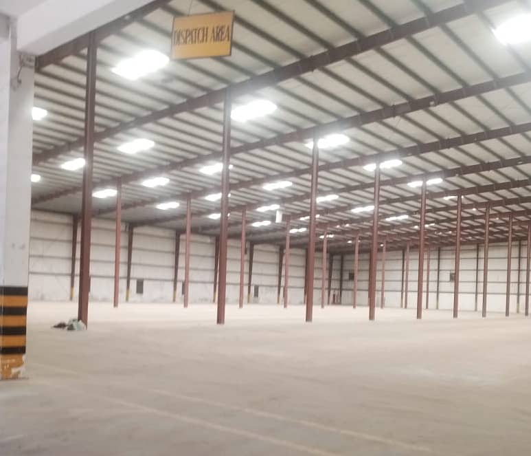 140000 sq. ft. Neat and clean Warehouse available for rent on Multan road Lahore 5