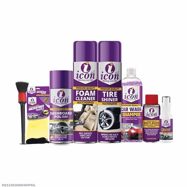 8 Pcs Car Care Bundle 0