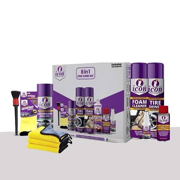 8 Pcs Car Care Bundle 1