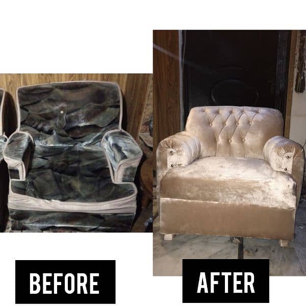 OLD SOFA REPAIRING AVAILABLE 03145059454 1