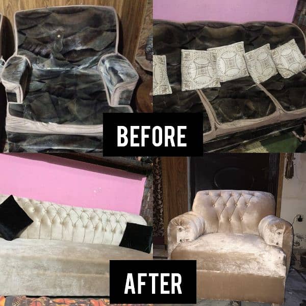 OLD SOFA REPAIRING AVAILABLE 03145059454 2