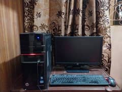 desktop with pc