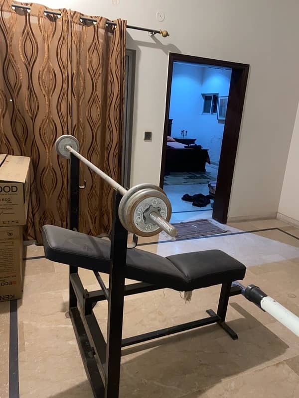 bench press and rotatting machine for sale worh dumbells 1