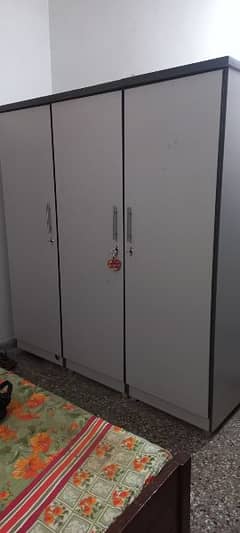 Slightly used 3 door cupboard