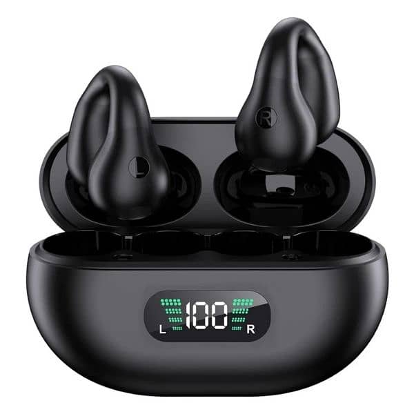 Wireless Bluetooth Headphone Digital Display Headphone Sports Earbuds 3