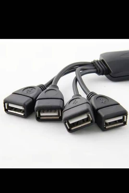 4 Port Mini Hub USB with free  TYD patch cable 2