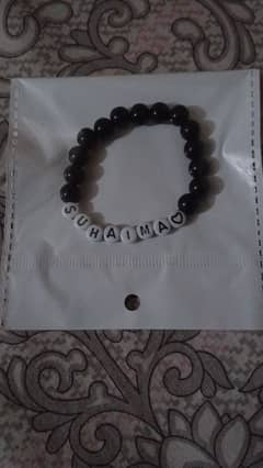 customized name bracelet