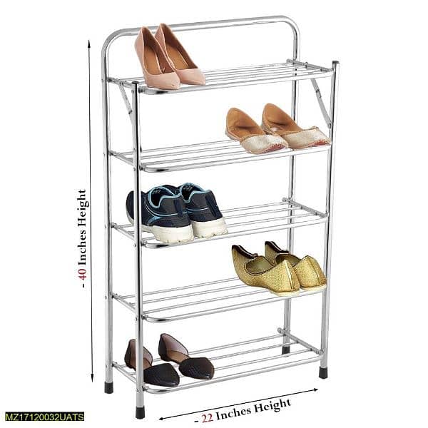 5 layered iron shoes rack l 2