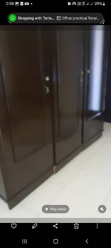 shisham wood excellent condition  3 door cobberd 1