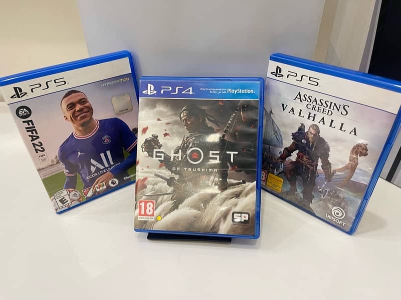 PS5 disk edition 4k HDR with 3 games 1