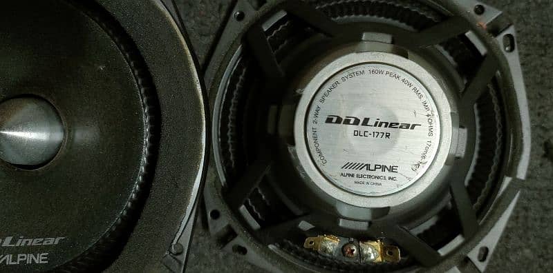 Alpine Components dd liner tweeter speaker woofer subwoofer kenwood 1