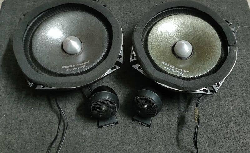 Alpine Components dd liner tweeter speaker woofer subwoofer kenwood 2