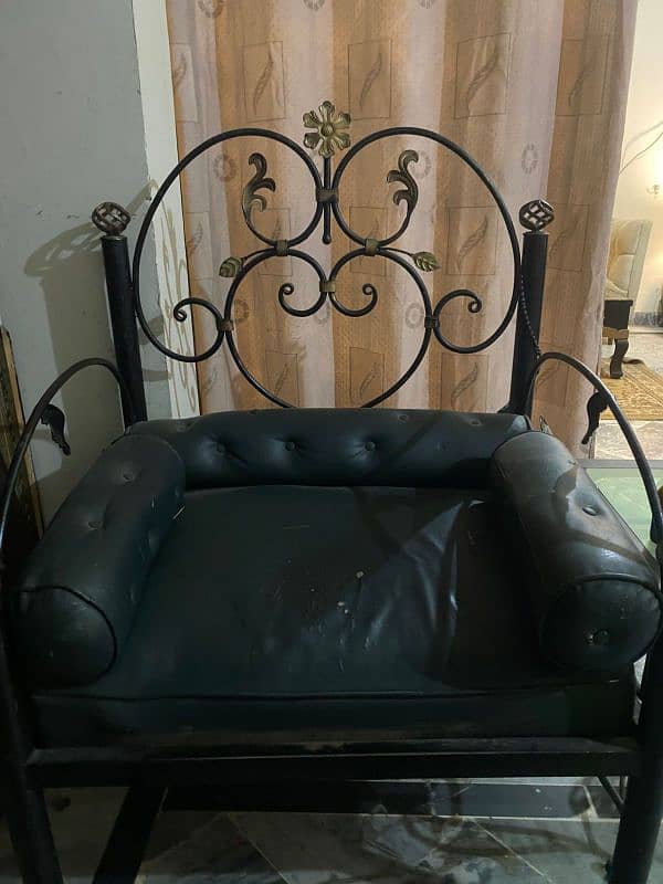 rod iron sofa set 2