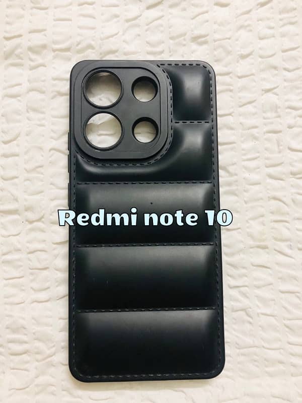 back covers of iPhone, Samsung and Redmi 6