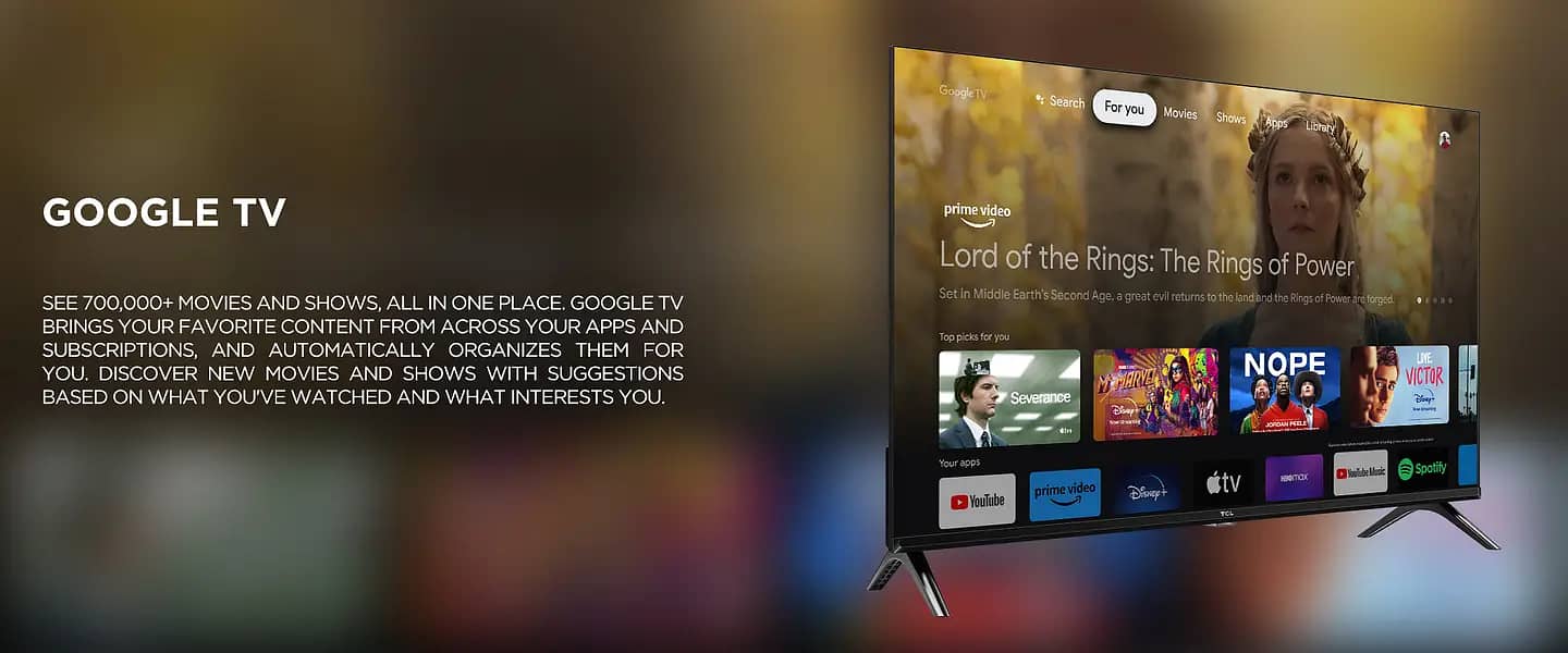 TCL 40" inches -S5400 Google Smart Android TV 8