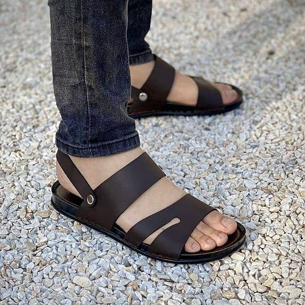 Men Comfortable Black Sandal 1