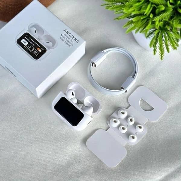 A9 Touch Screen Airpods – ANC/ENC Wireless Bluetooth Earbuds 5