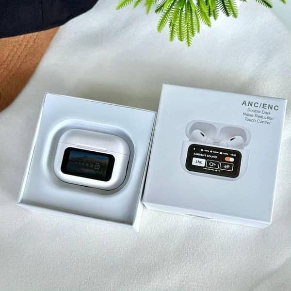 A9 Touch Screen Airpods – ANC/ENC Wireless Bluetooth Earbuds 7