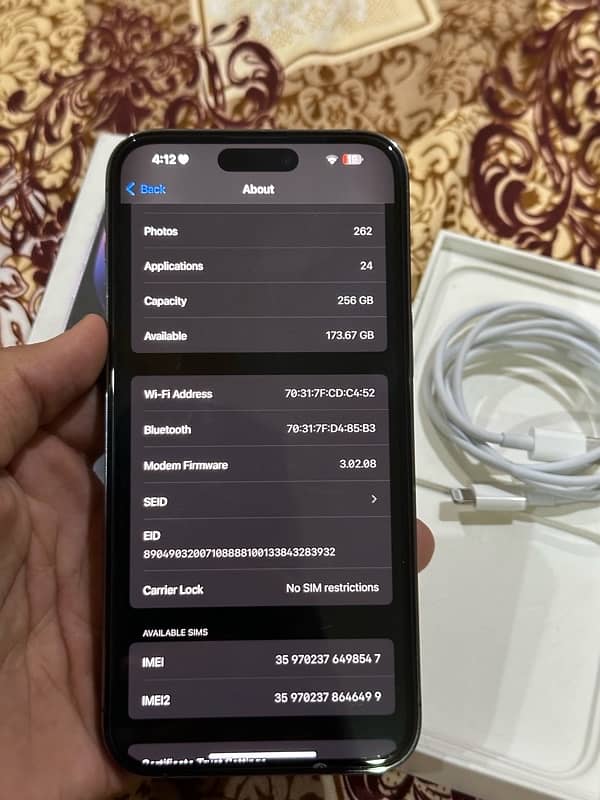 iphone 14 pro max,4 Month Sim Working 5