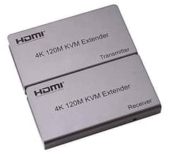 4K 120M HDMI KVM Extender Extension RJ45 Ethernet Cat6 Converter TX RX